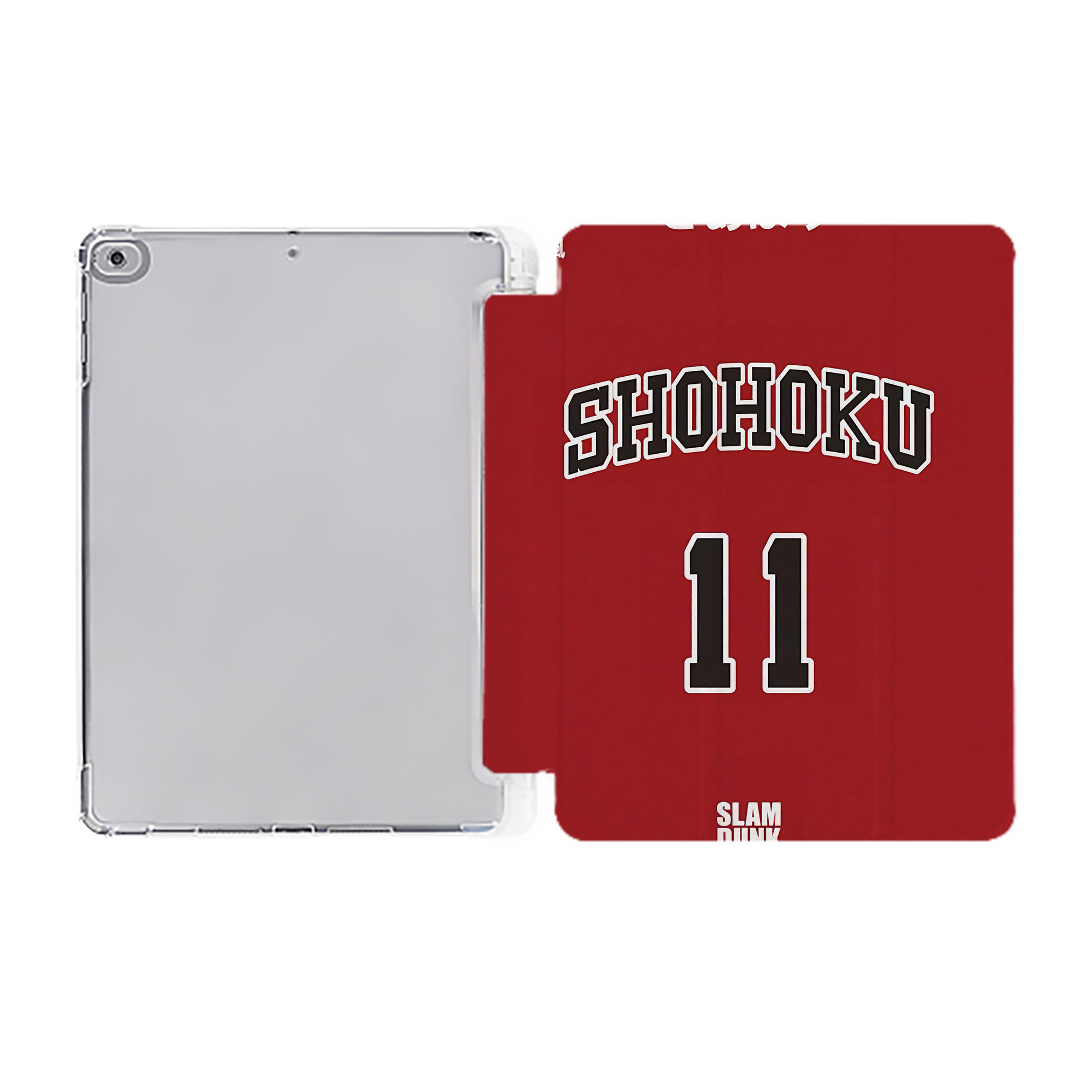 （画像用） SLAM DUNK／スラムダンク IPad ケース ペン収納付き 三つ折りスタンド PUレザー×シリコン 対応機種9.5/10.5/10.9インチ